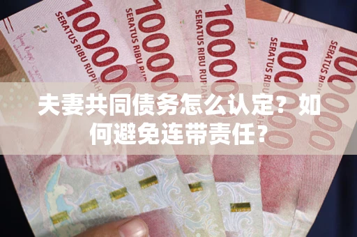 武汉夫妻共同债务怎么认定？如何避免连带责任？