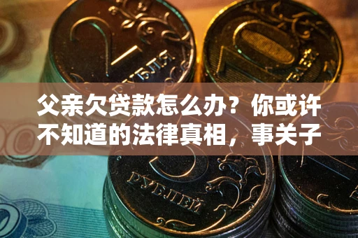 武汉父亲欠贷款怎么办？你或许不知道的法律真相，事关子女未来