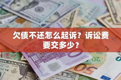 武汉欠债不还怎么起诉？诉讼费要交多少？
