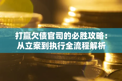 武汉打赢欠债官司的必胜攻略：从立案到执行全流程解析