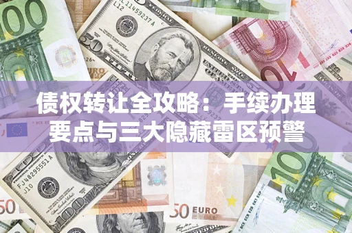 武汉债权转让全攻略：手续办理要点与三大隐藏雷区预警