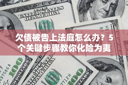 武汉欠债被告上法庭怎么办？5个关键步骤教你化险为夷