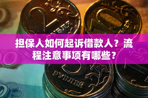 武汉担保人如何起诉借款人？流程注意事项有哪些？